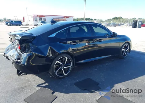 2021 Honda Accord Sport from USA, damaged, VIN 1HGCV1F3XMA022384